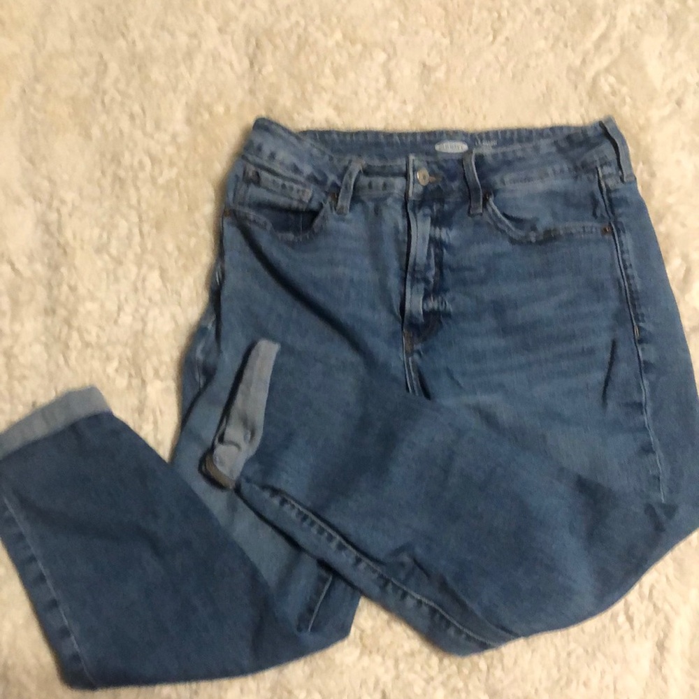 Old Navy Blue Straight Leg Jeans